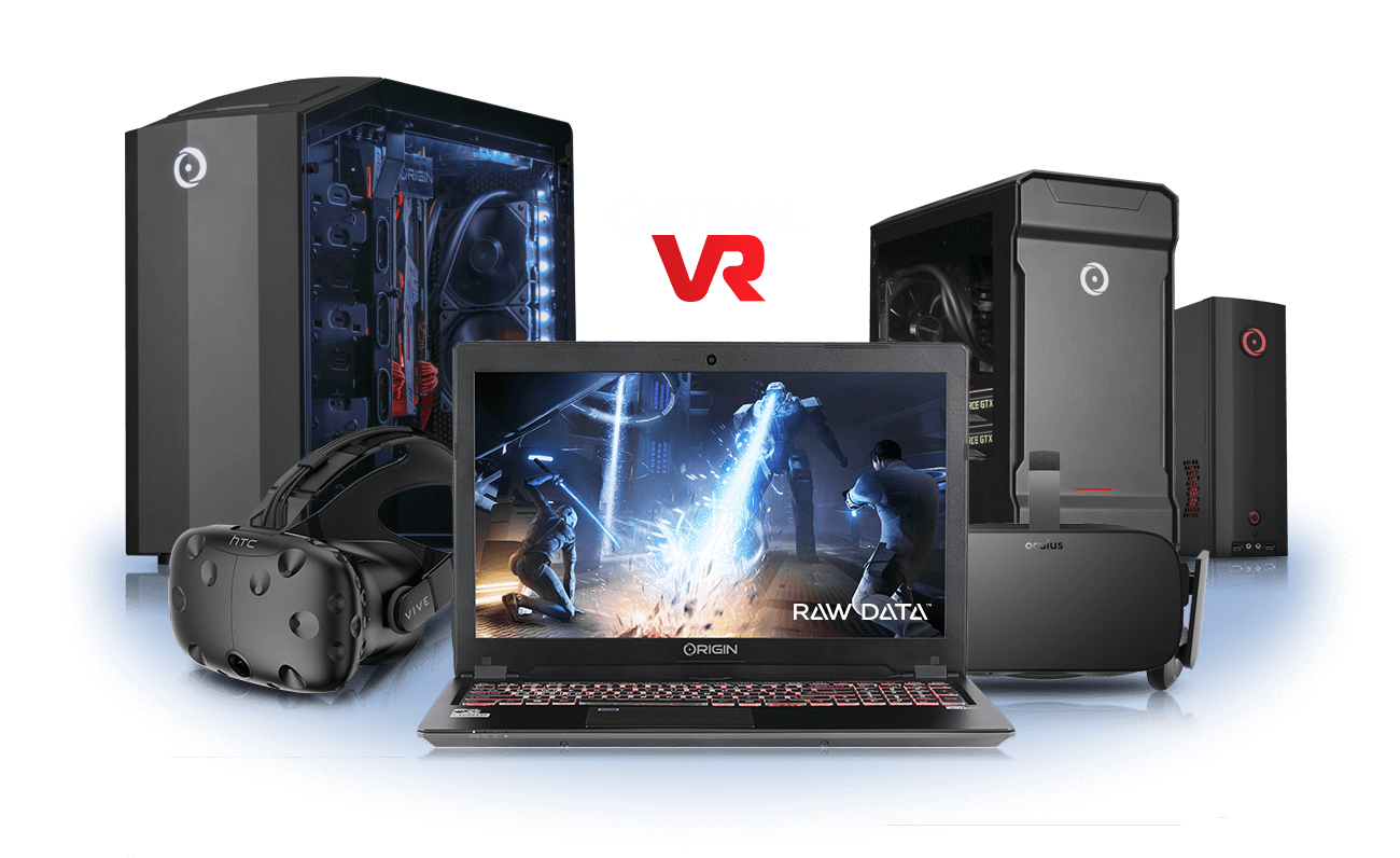 Компьютерный vr. VR для компьютера. Игровой компьютер ВР. Origin Gaming PC. Игровой компьютер Окулус.