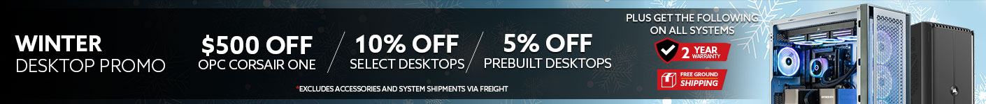 Winter gaming pc promo