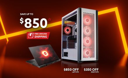 Save up to $850, Free Ground Shipping, $850 off laptops, $350 off desktops